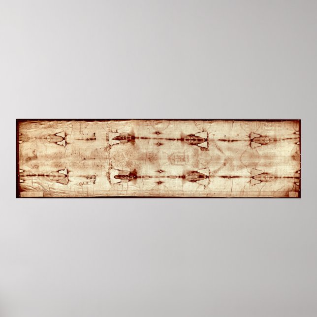 Shroud of Turin Jesus Burial Cloth Poster (Framsidan)