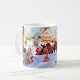 "Shrove-Tide". Rysk konstjulgåva Kaffemugg