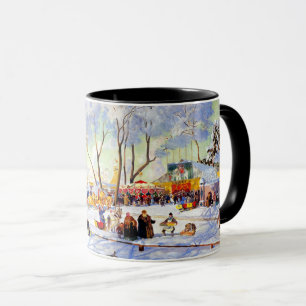 "Shrove-Tide". Rysk konstjulgåva Mugg