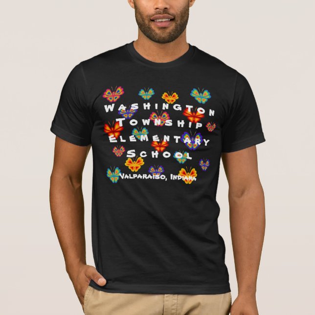 SHRT.WTES.BTTRFL.0011 T SHIRT (Framsida)