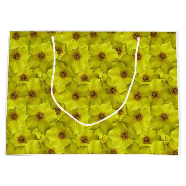 Shrubby Cinquefoil Seamless Mönster (Framsidan)