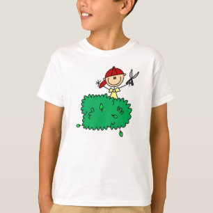 Shruber för stick figurpojkebräm t-shirt