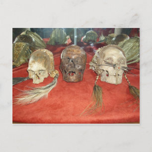 Shrunken Head Voodoo Visning Vykort