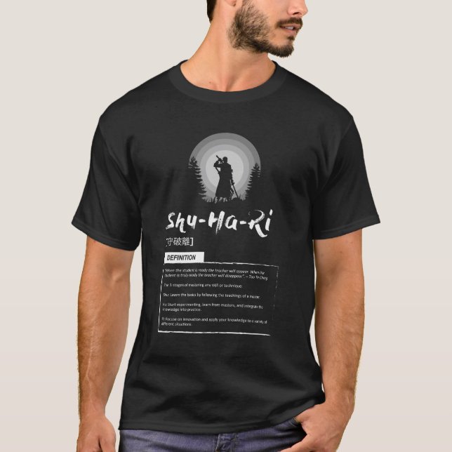 Shu-Ha-Ri - japanskt koncept för framgång T Shirt (Framsida)