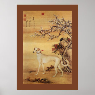 Shuanghuayao~ 霜 花 鹞 ~Greyhound ~Giuseppe Castiglio Poster