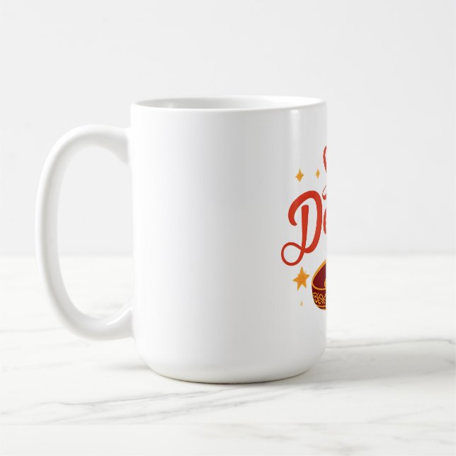 ✨ Shubh Deepavali | Traditional Diwali Rangoli | Kaffemugg (Vänster)