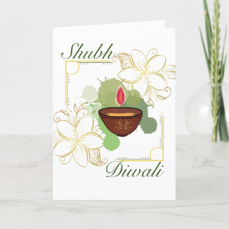 Shubh Diwali-mappat Helgdag-kort Helgkort