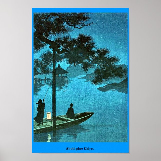 Shubi gräs Ukiyoe Poster (Framsidan)