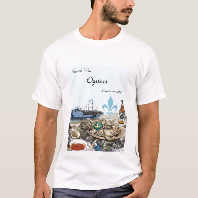 Shuck dem ostroner t-shirt (Framsida)