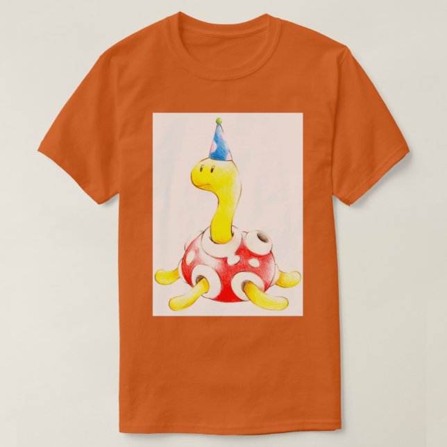 Shuckle i Party Hat T Shirt (Design framsida)
