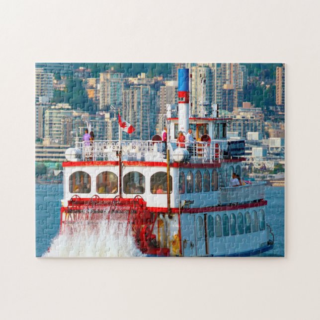 Shuffle Boat Vancouver. Jigszle Puzzle Pussel (Horisontell)