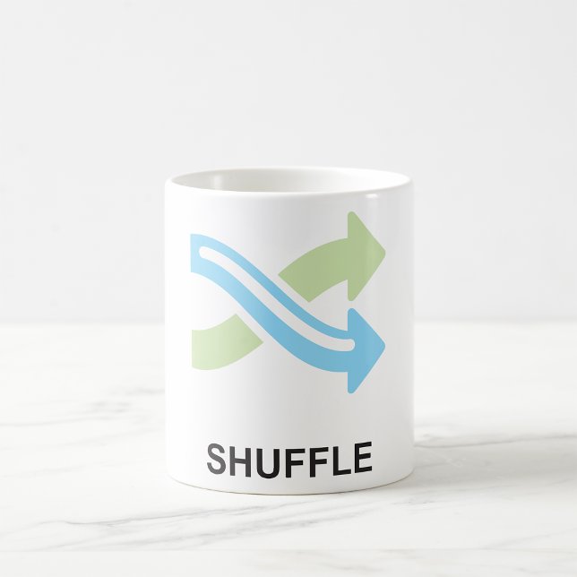 Shuffle-ikon Kaffemugg (Skapare uppladdad)