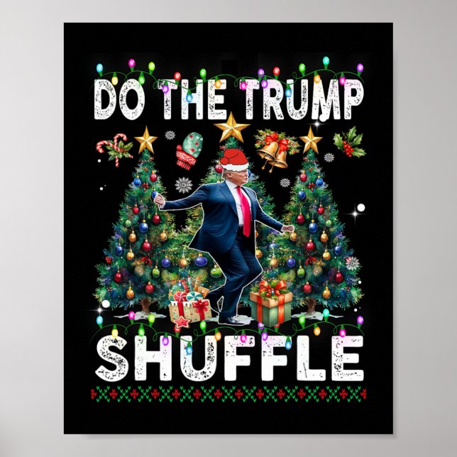 Shuffle Politiskt humor Dance Roligt Poster (Framsidan)
