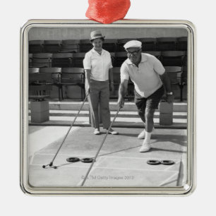 Shuffleboard Julgransprydnad Metall