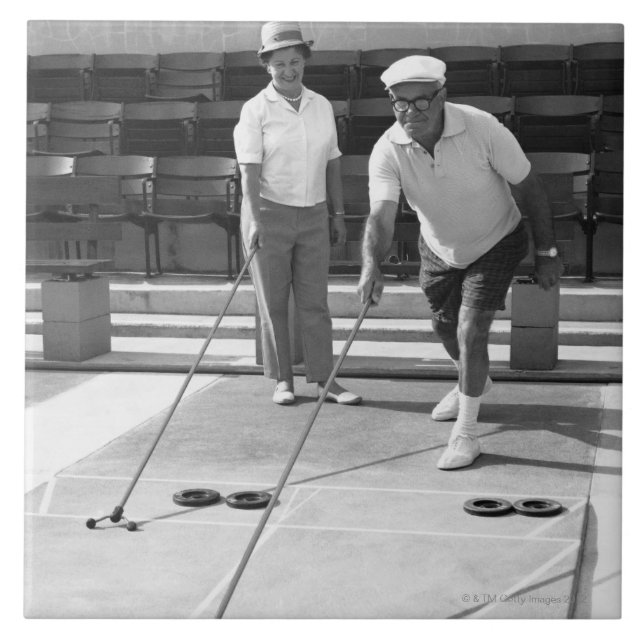 Shuffleboard Kakelplatta (Framsidan)