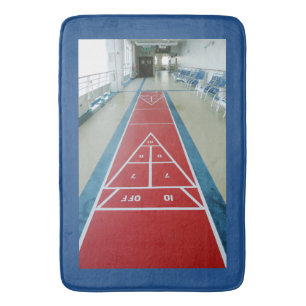 Shuffleboard ombord badrumsmatta