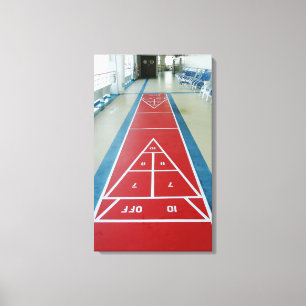 Shuffleboard ombord canvastryck