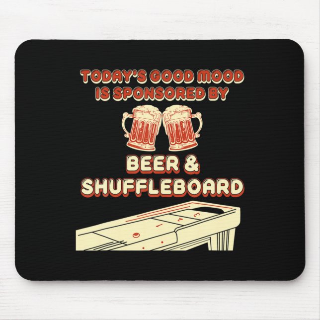 Shuffleboard Player Beer  Musmatta (Framsidan)