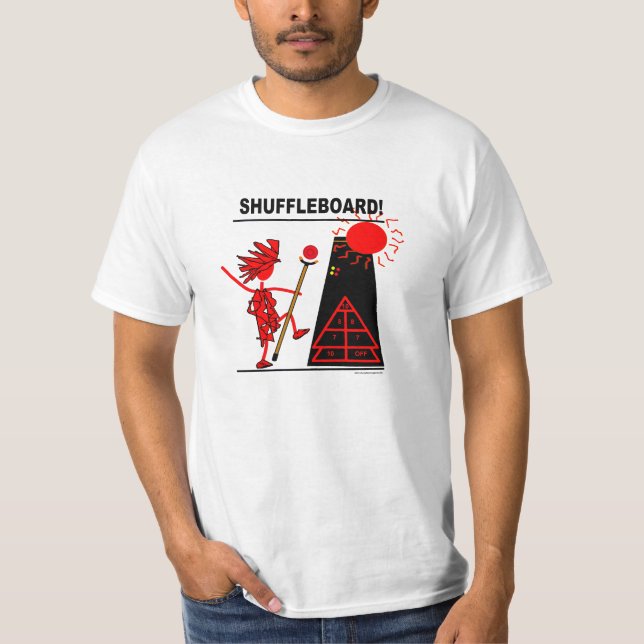 Shuffleboard! T-shirt (Framsida)
