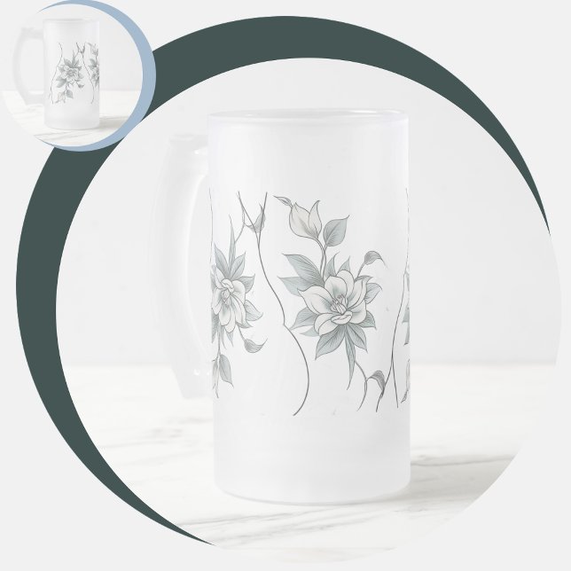 Shulutula Frostat Ölglas (Shulutula Frosted Glass Beer Mug
)