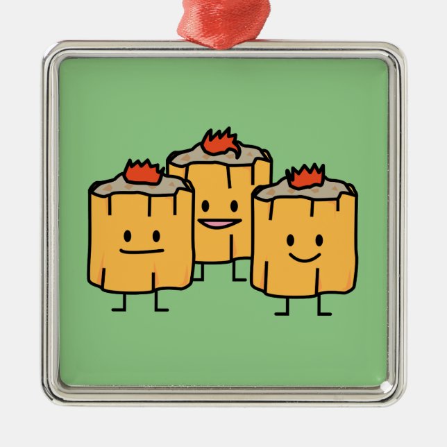 Shumai Chinese Dumplings Dim Sum Dimsum Dump p Julgransprydnad Metall (Framsidan)