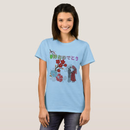 Shunbun omedetō ljusblå t shirt