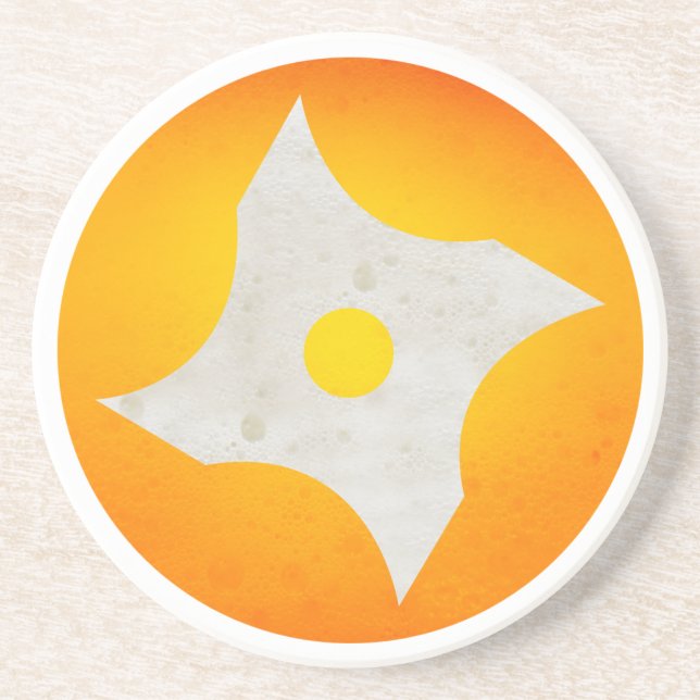 Shuriken Underlägg Sandsten (Framsidan)