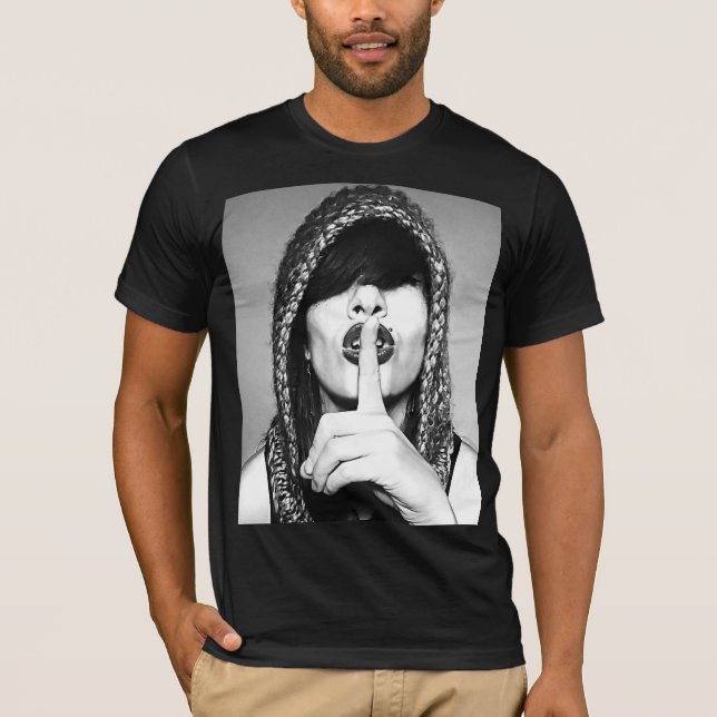 Shush! T Shirt (Framsida)