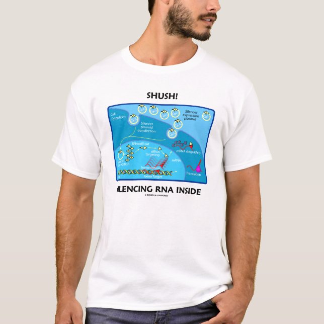 Shush! Tysta RNAinsida Tee (Framsida)