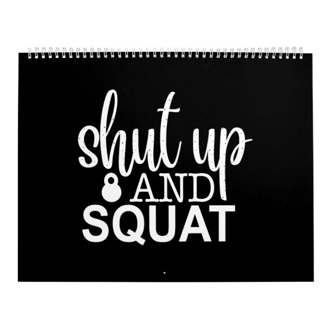 shut up and squad kalender (Omslag)