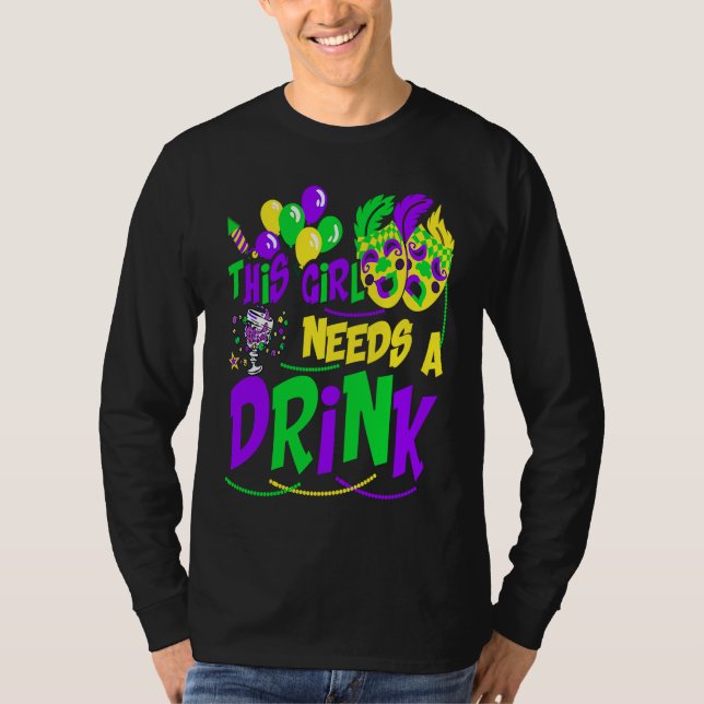 Shut Up Liver You're Fine  Mardi Gras Parade Outfi T Shirt (Framsida)