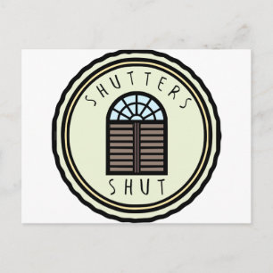 Shutters Håll käften! Vykort
