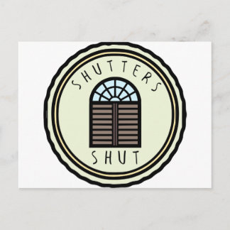 Shutters Håll käften! Vykort