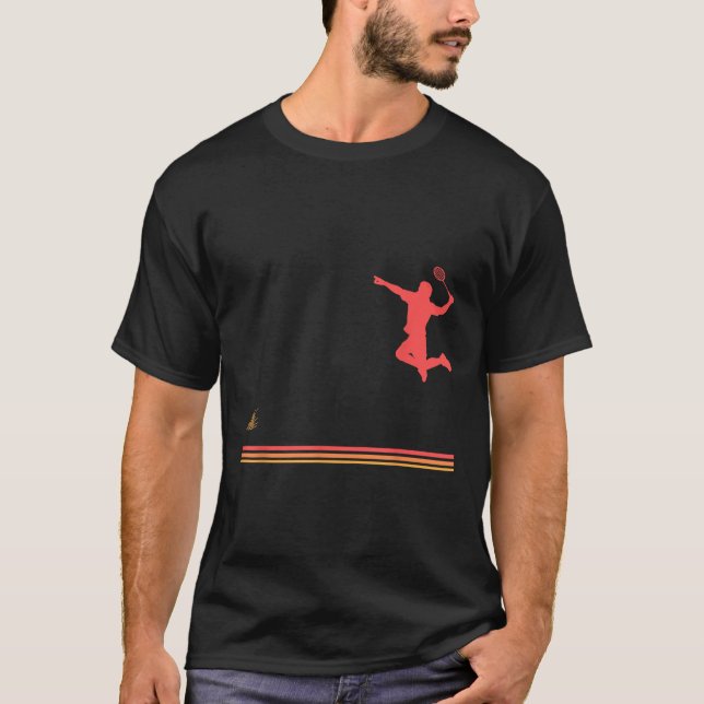Shuttle Badminton 0 T Shirt (Framsida)