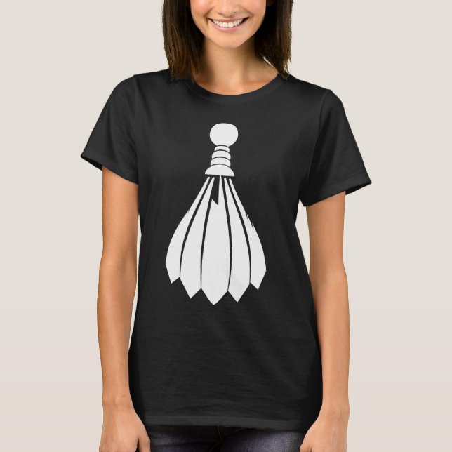 Shuttle Badminton Instruktör T Shirt (Framsida)