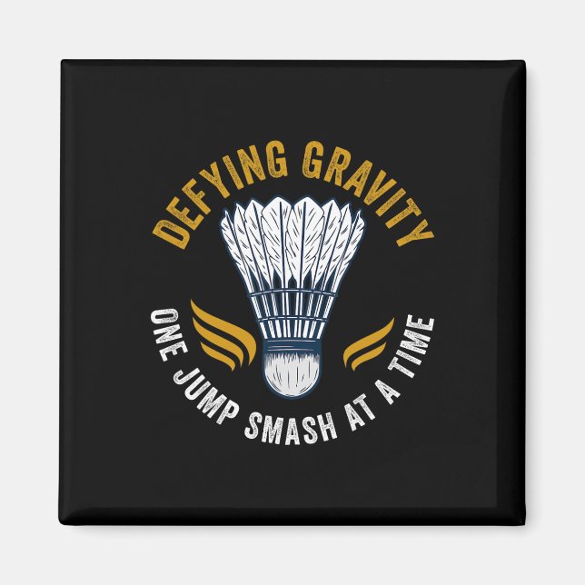 Shuttle Badminton Magnet (Framsidan)