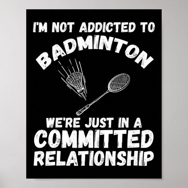 Shuttle Badminton Player 1 Poster (Framsidan)