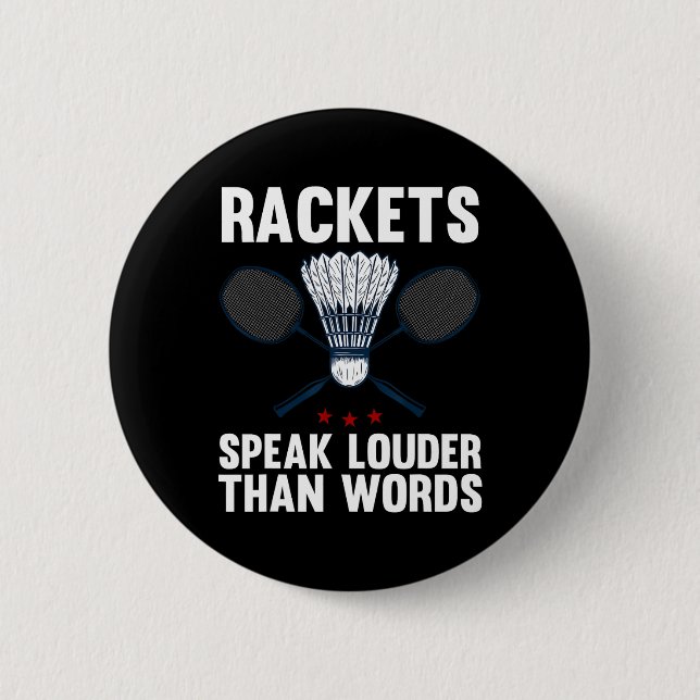 Shuttle Badminton Player 4 Knapp (Framsida)