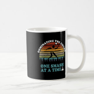 Shuttle Badminton Player-citat Kaffemugg