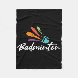 Shuttle Badminton Player Racket Sports Coach Team Fleecefilt