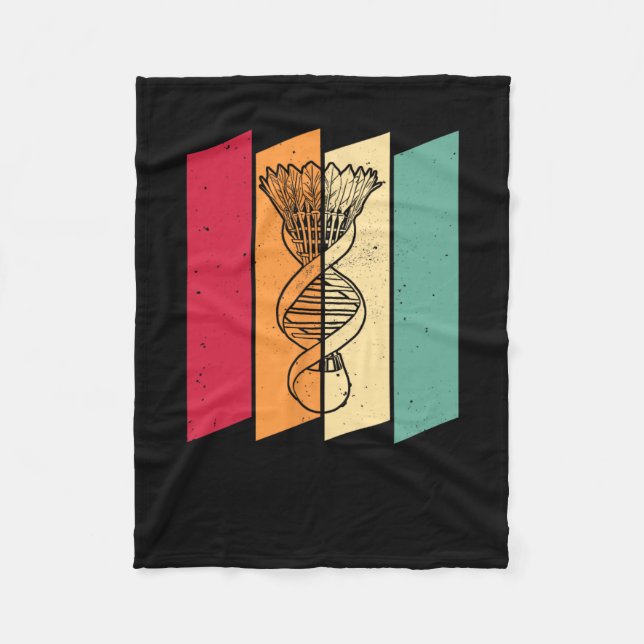 Shuttle Badminton Player Team Court - The In My Dn Fleecefilt (Framsidan)