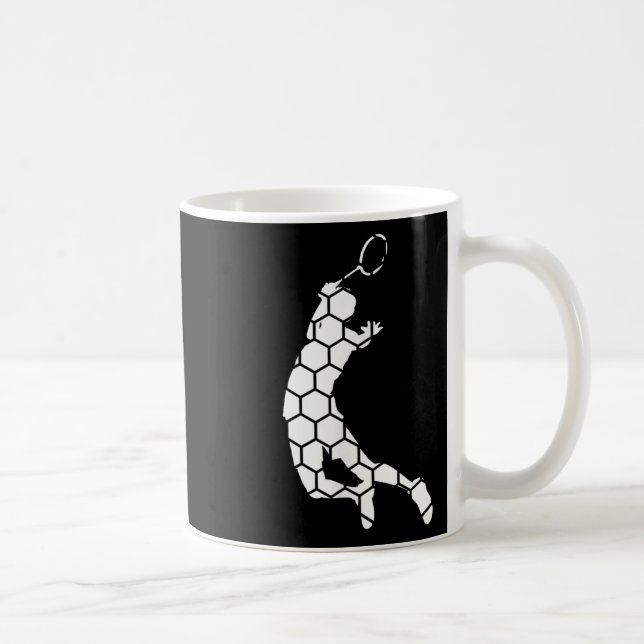 Shuttle Badminton Squash Badminton Player Kaffemugg (Höger)