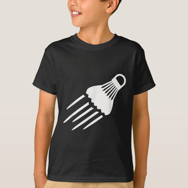 Shuttle Badminton T Shirt (Framsida)