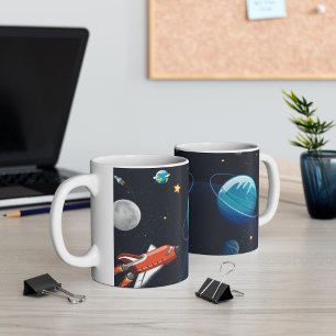 Shuttle Cute rymden Kaffemugg