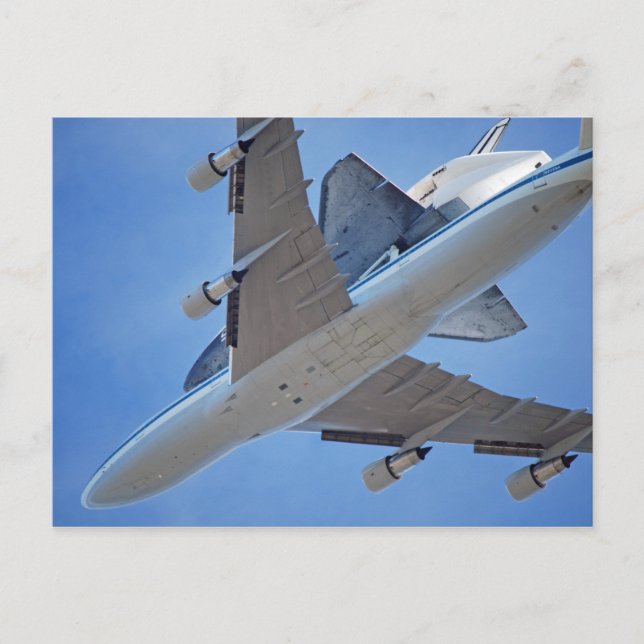 Shuttle Endeavor Vykort (Framsida)