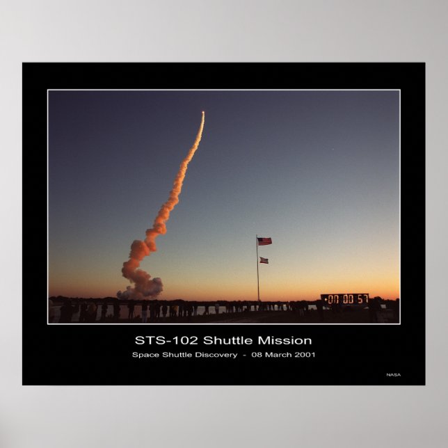 Shuttle-ksc-01pp-0437 Poster (Framsidan)