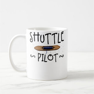 Shuttle Pilot Handvävning Stickning Virkning Väva Kaffemugg