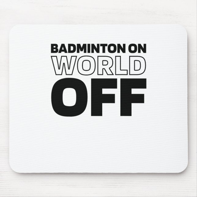 Shuttle Racket - Court Racquet Badminton World Musmatta (Framsidan)