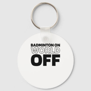 Shuttle Racket - Court Racquet Badminton World Nyckelring