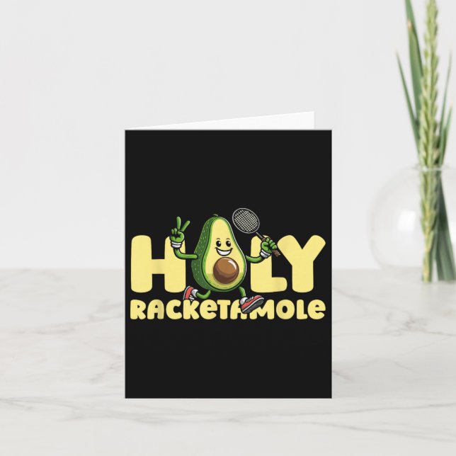 Shuttle Racket - Team Badminton Avocado Holy Racke Kort (Framsida)